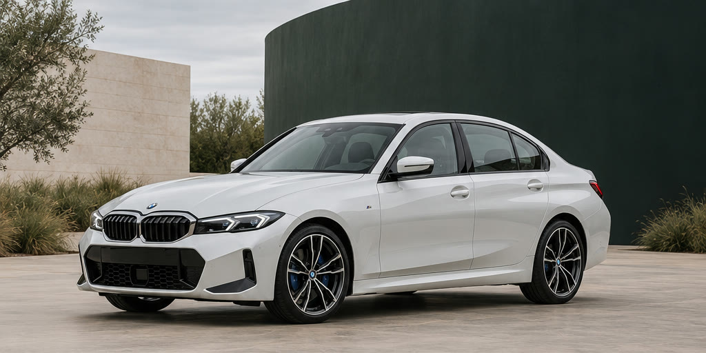BMW 320Li M Sport, передний ракурс