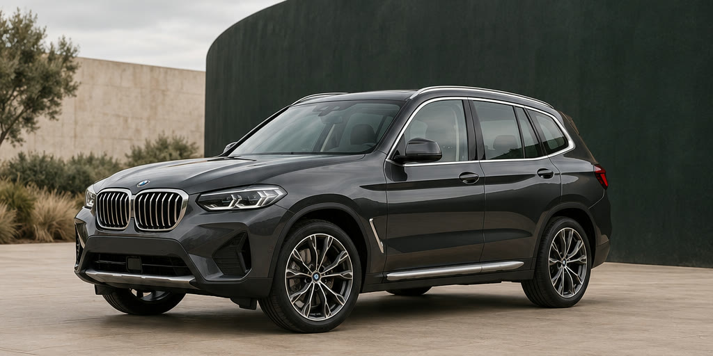 BMW X3 xDrive30Li, передний ракурс