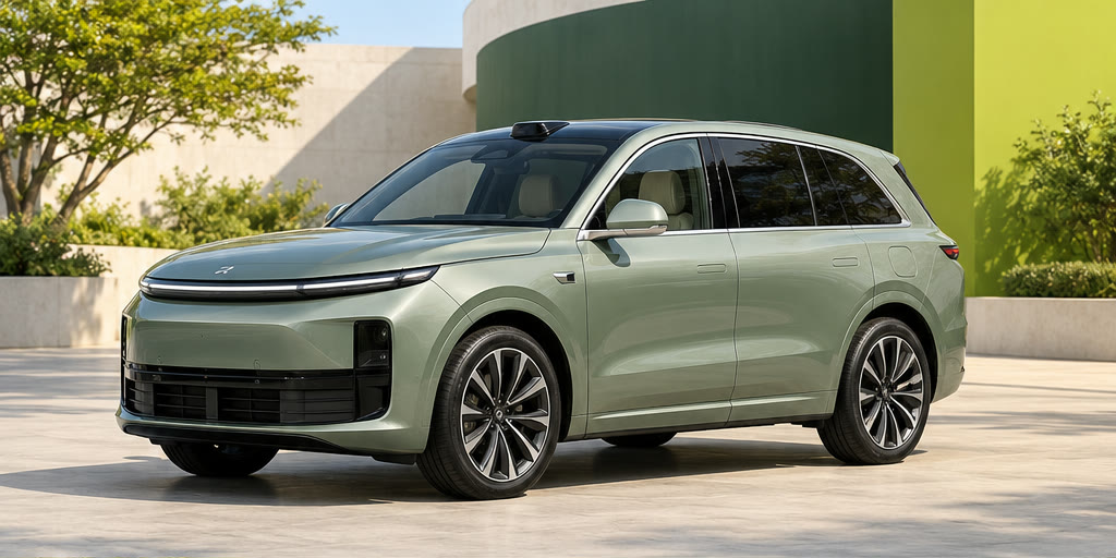 Li Auto L6 Max, передний ракурс