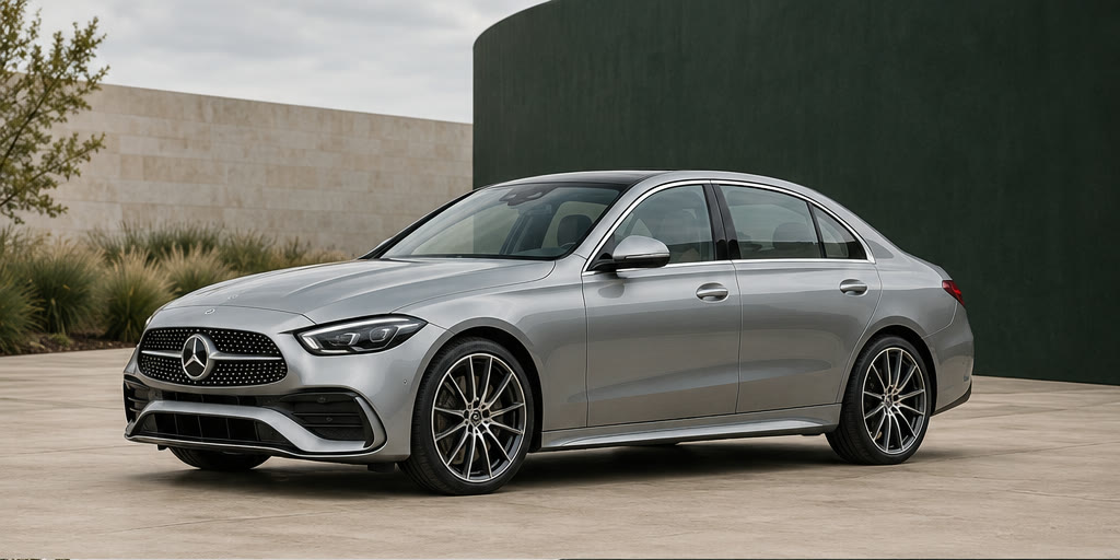 Mercedes-Benz C 260 L, передний ракурс