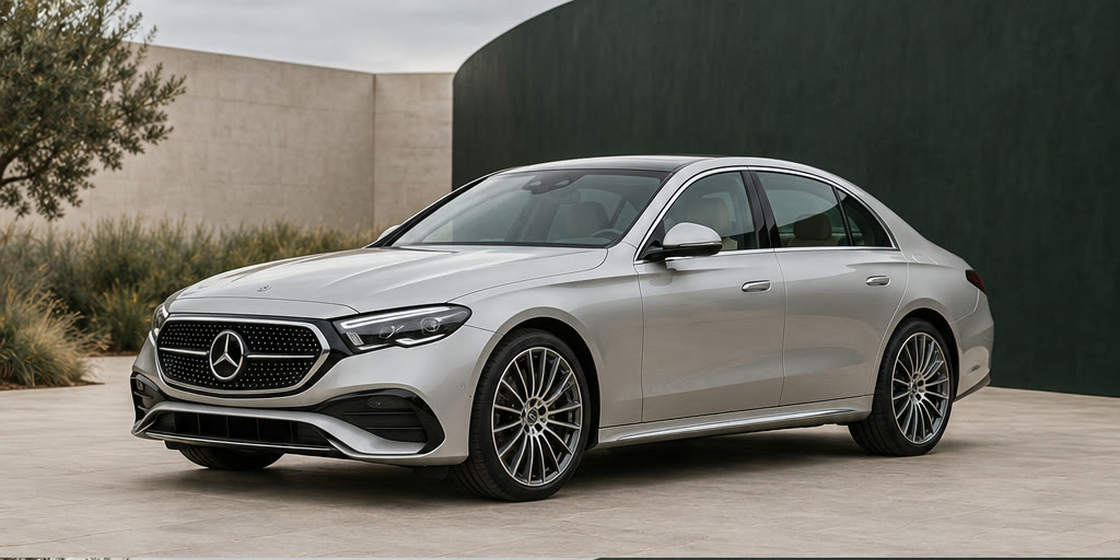 Mercedes-Benz E 300 L, передний ракурс