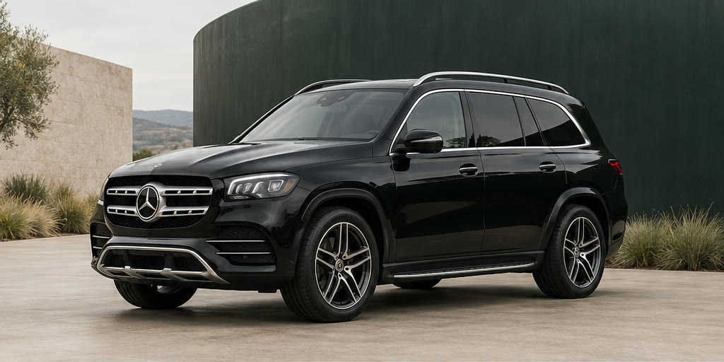 Mercedes-Benz GLS 450, передний ракурс