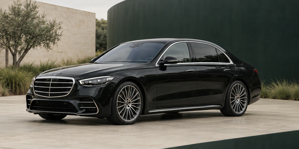 Mercedes-Benz S 450 L, передний ракурс