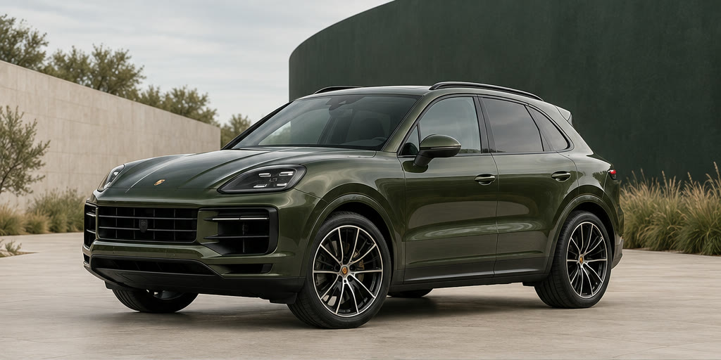 Porsche Cayenne, передний ракурс