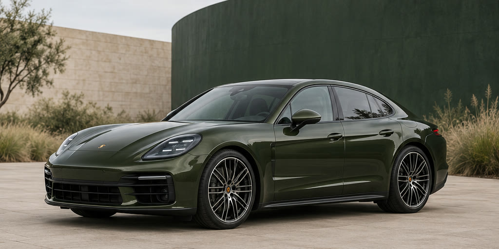 Porsche Panamera, передний ракурс