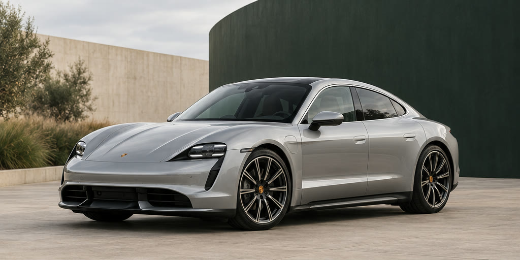 Porsche Taycan, передний ракурс